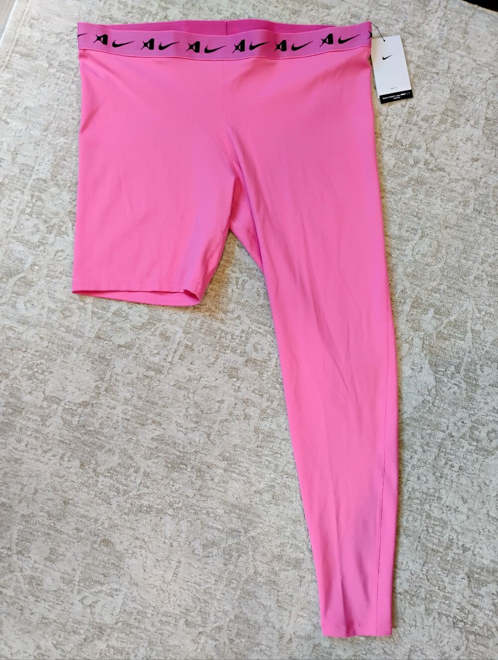 NWT 2XL Tall Nike Pro Dri-Fit Basketball Neon Pink 1-Leg Hi-Lo Short Pants NEW